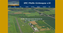 Desktop Screenshot of flugplatz-melle.de